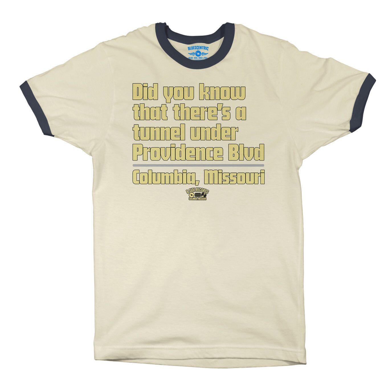 Tunnel Under Providence Blvd Columbia Mo Ringer T-Shirt in default