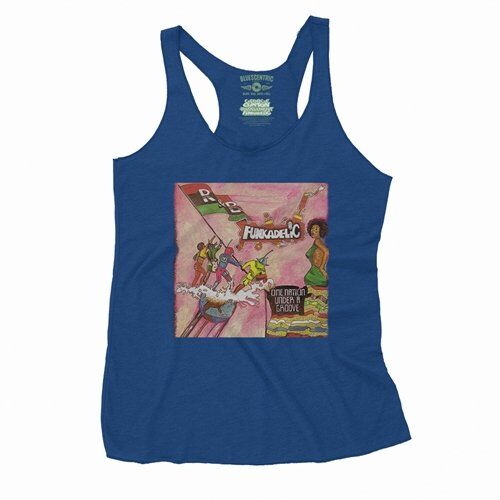 Funkadelic One Nation Under a Groove Album Racerback Tank - Women's