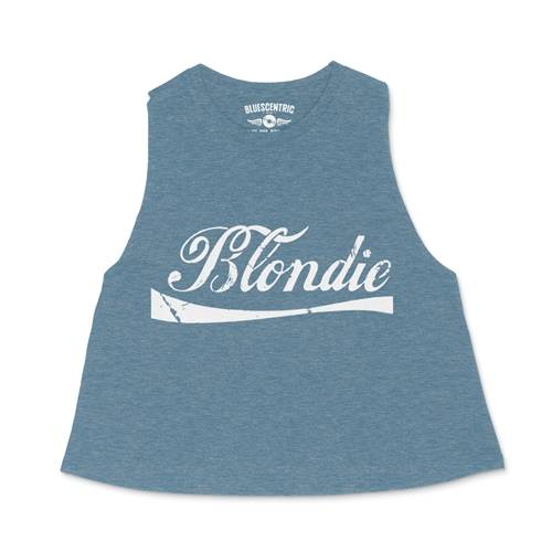 Classic Blondie Logo Racerback Crop Top - Women's
