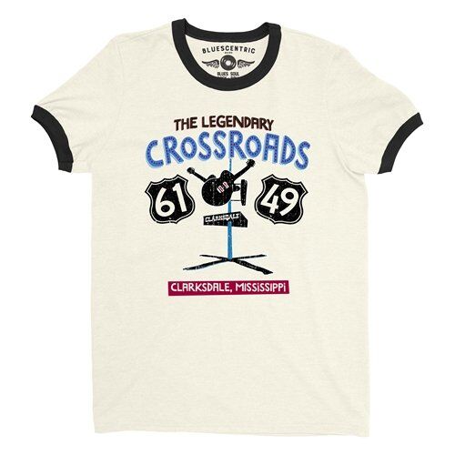 61 & 49 Crossroads Blues Ringer T-Shirt