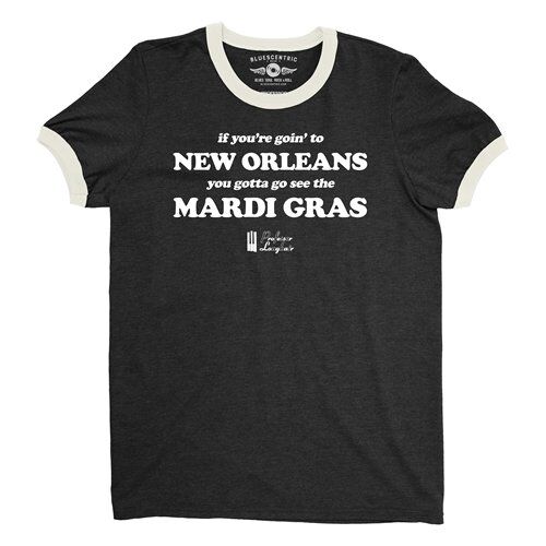 Professor Longhair Mardi Gras Ringer T-Shirt
