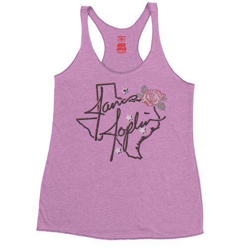 Janis Joplin Texas Rose Racerback Tank - Women's
