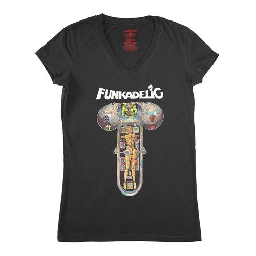 Funkadelic Electric Spanking of War Babies V-Neck T Shirt - Women's
