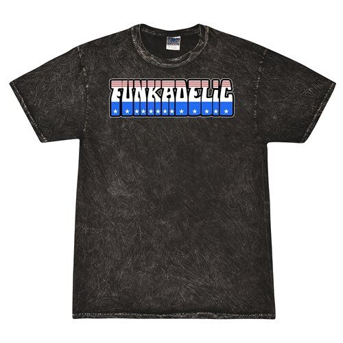 Patriotic Funkadelic T-Shirt - Black Mineral Wash