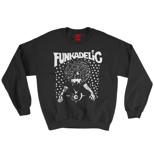 Black & White Funkadelic Concert Crewneck Sweatshirt