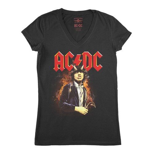AC/DC Angus V-Neck T Shirt - Women's