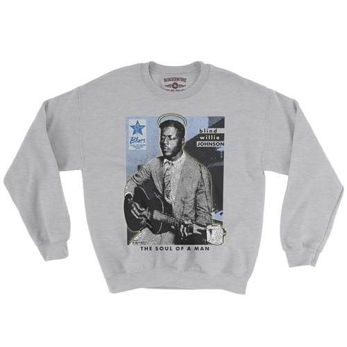 Ltd. Ed. Blues Hall of Fame Blind Willie Johnson Crewneck Sweatshirt