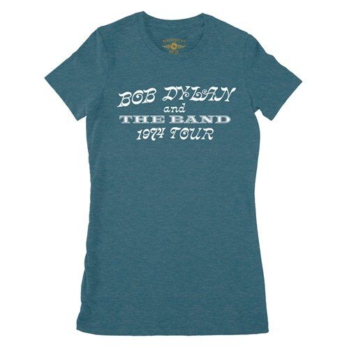 Bob Dylan and The Band 1974 Tour Ladies T Shirt - Relaxed Fit