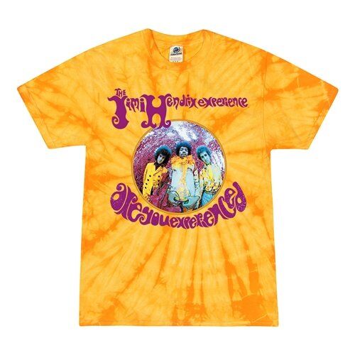 Small Batch Jimi Hendrix Are You Experienced Tie-Dye T-Shirt - Foxey Yellow