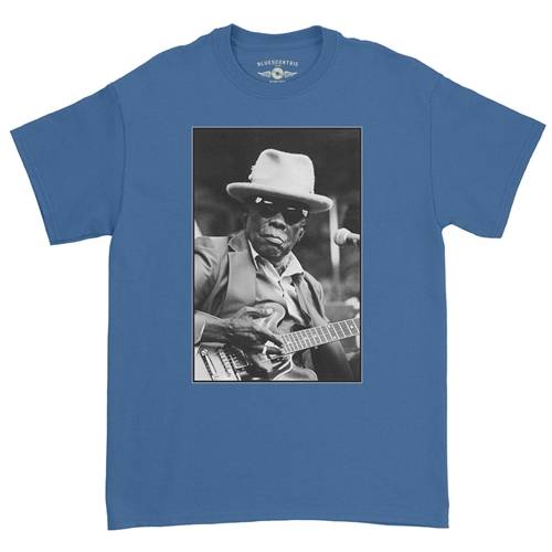 John Lee Hooker Black & White Photo T-Shirt - Classic Heavy Cotton