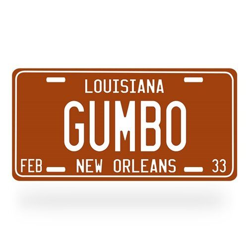 Gumbo License Plate