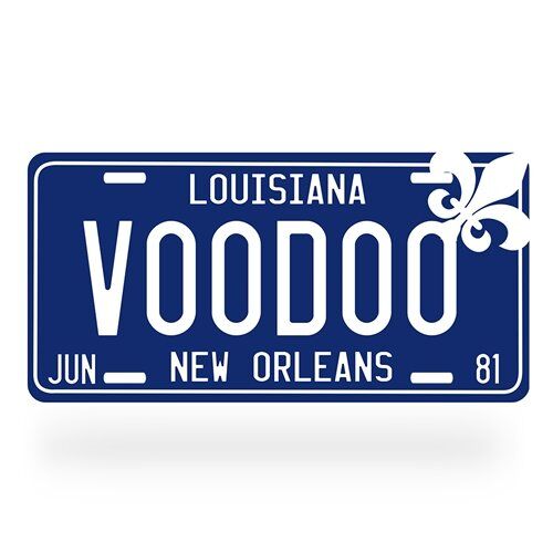 Voodoo License Plate
