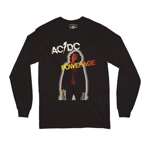 AC/DC Powerage Album Cover Long Sleeve T-Shirt