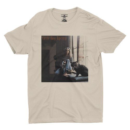 Carole King Tapestry Album T-Shirt - Lightweight Vintage Style