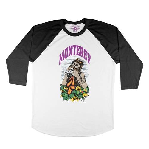 Colorful Monterey Pop Baseball T-Shirt
