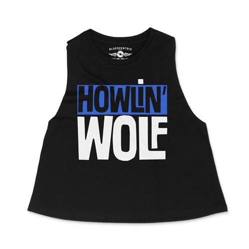 Howlin' Wolf Logo Racerback Crop Top - Women's