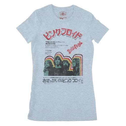 Pink Floyd Japan Vintage Concert Ladies T Shirt - Relaxed Fit