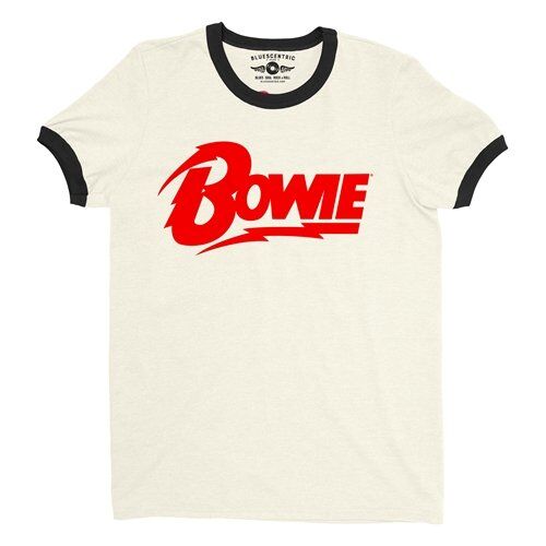 Red David Bowie Diamond Logo Ringer T-Shirt