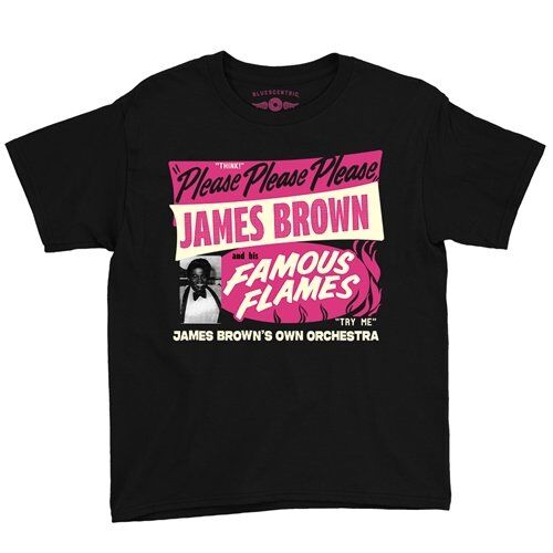 James Brown Famous Flames Tour Youth T-Shirt - Lightweight Vintage Children & Toddlers