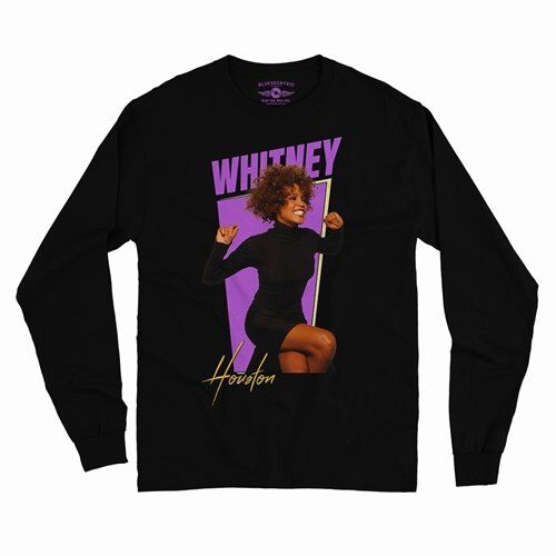 Whitney Houston 80s Vibes Long Sleeve T-Shirt