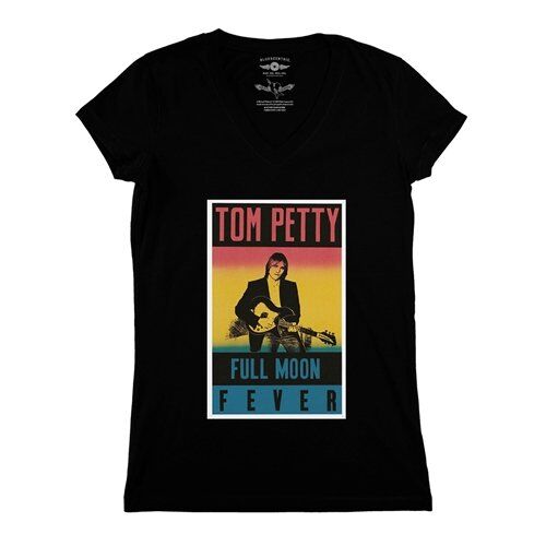 Tom Petty Full Moon Fever V-Neck T Shirt - Women's