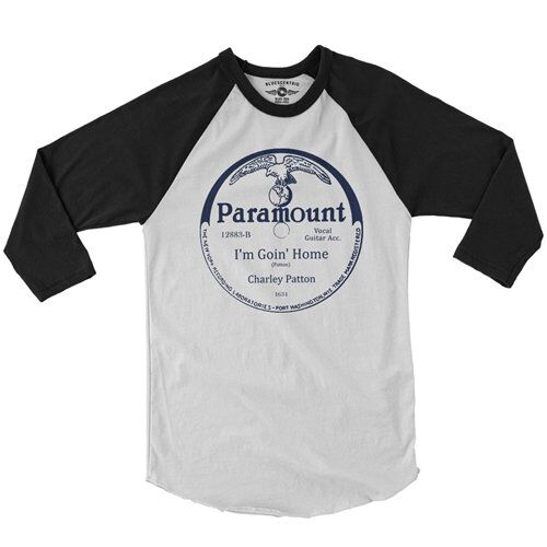 Charley Patton Goin' Home Baseball T-Shirt