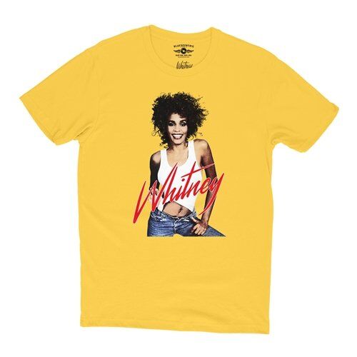 Whitney Houston in Jeans T-Shirt - Lightweight Vintage Style