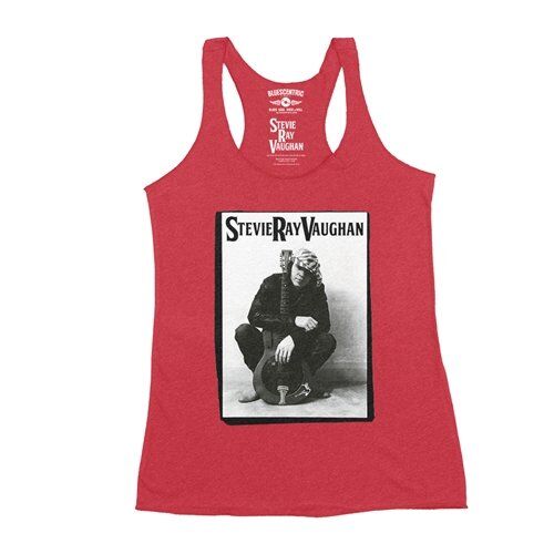 Candid Stevie Ray Vaughan Resonator Racerback Tank - Women's