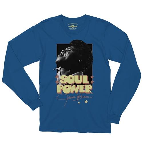 James Brown SOUL POWER Long Sleeve T-Shirt
