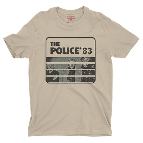 The Police '83 T-Shirt – Lightweight Vintage Style – Bluescentric